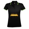 SOL'S Ladies Pasadena Tipped Cotton Piqué Polo Shirt Thumbnail