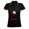 SOL'S Ladies Pasadena Tipped Cotton Piqué Polo Shirt Thumbnail