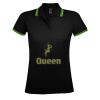 SOL'S Ladies Pasadena Tipped Cotton Piqué Polo Shirt Thumbnail