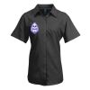 Premier Ladies Signature Short Sleeve Oxford Shirt Thumbnail